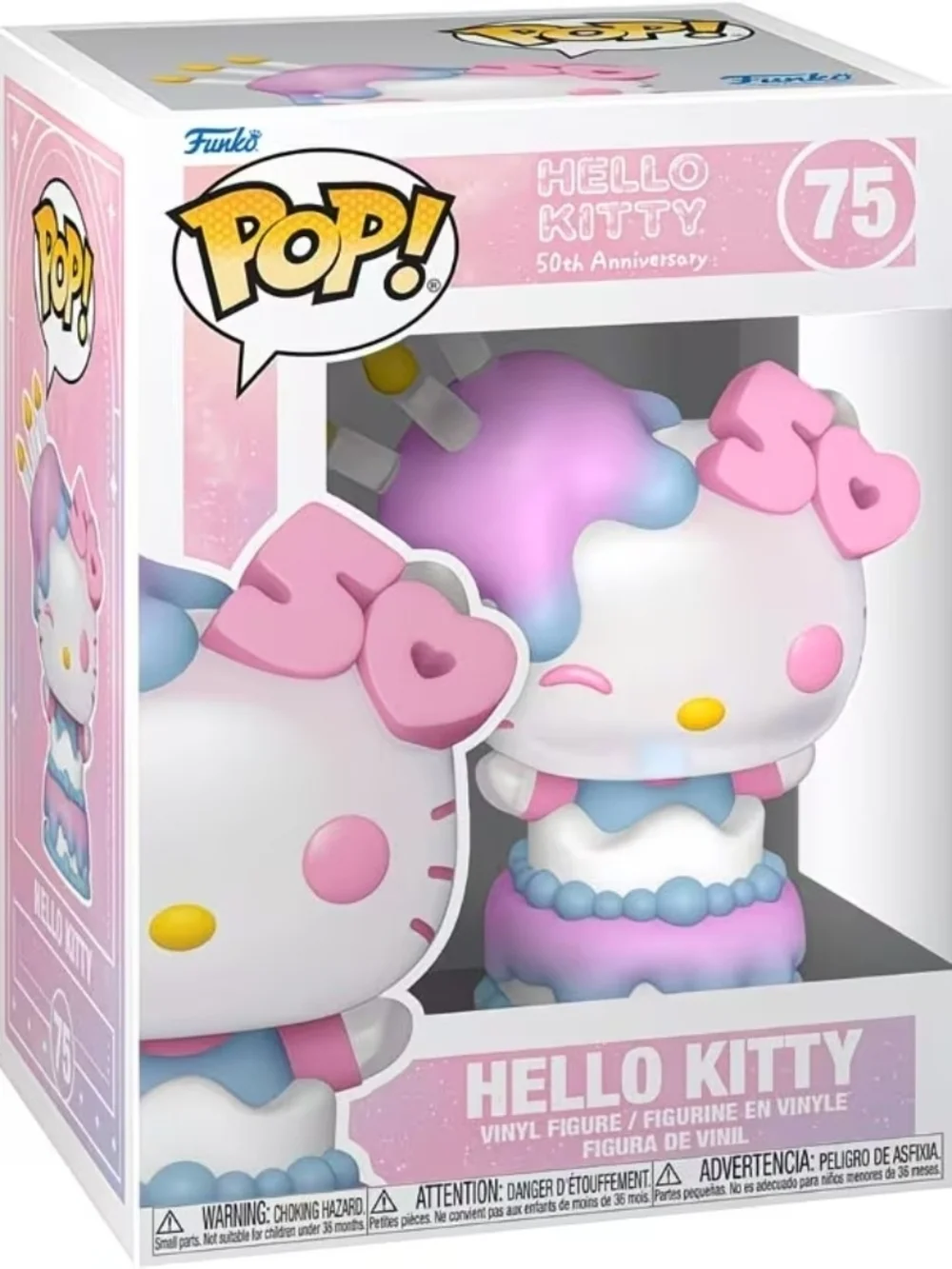 Hello Kitty 50th Anniversary Loungefly Iridescent Pink Set.